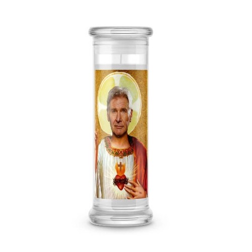 Saint Harrison Ford Candle Harrison Ford Sticker