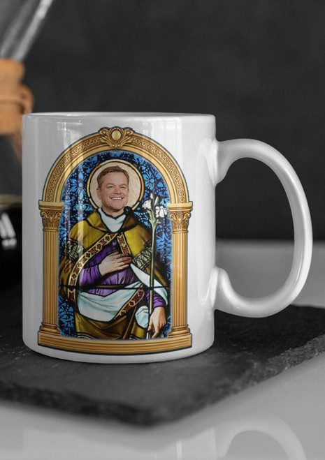 Saint Matt Damon Mug  - Matt Damon Cup