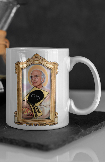 Saint Larry David Mug  - Larry David Coffee Cup