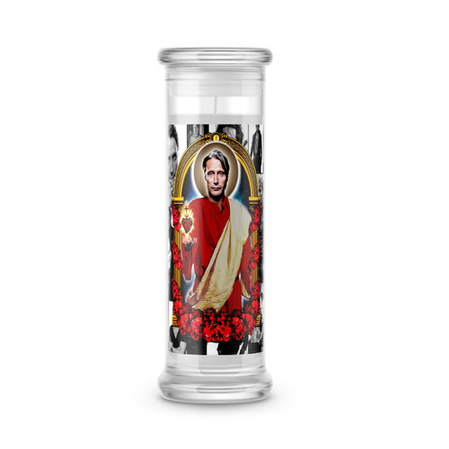 Saint Mads Mikkelsen Candle Mads Mikkelsen Prayer Candle