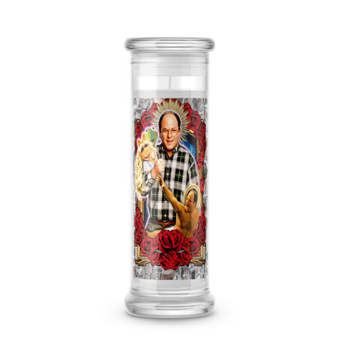 Saint Jason Alexander Candle  - Step Jason Alexander Candle - Jason Alexander Sticker