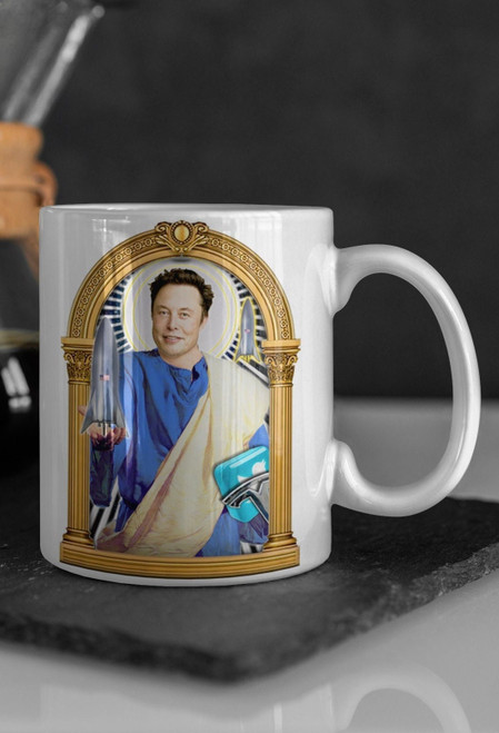 Saint Elon Musk Mug  - Elon Musk Cup