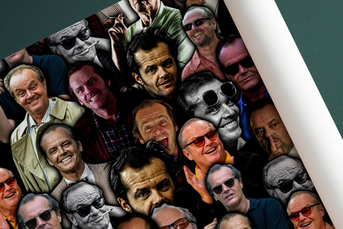 Jack Nicholson Wrapping Paper - Custom Wrapping Paper - Jack Nicholson Gift Wrap