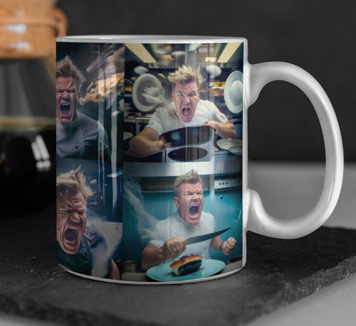 Gordon Ramsey Mad Mug - Gordon Ramsey Coffee Cup Hell's Kitchen