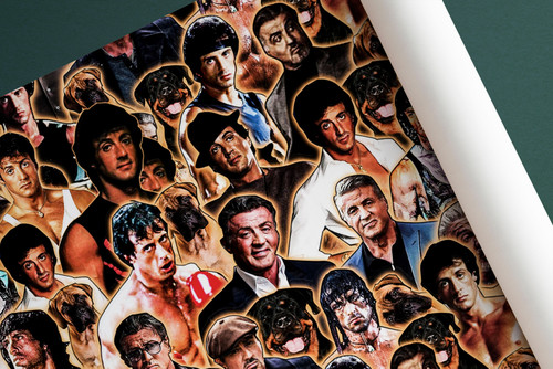 Sylvester Stallone Wrapping Paper - Custom Wrapping Paper - Sylvester Stallone Gift Wrap
