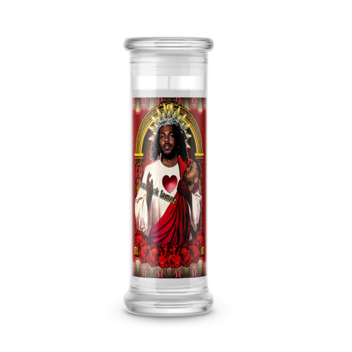 Saint Kendrick Lamar Candle