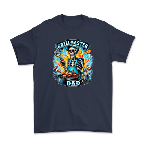 Grillmaster Dad, Skeleton Grilling T-Shirt