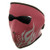 Pink & White Flame Neoprene Face Mask