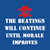 The Beatings Will Continue Until Morale Improves Biker T-Shirt