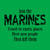 Join The Marines. Travel To Exotic Places. Meet New People. Then Kill Them T-Shirt