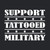 Support Tattooed Military Shirt