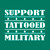 Support Tattooed Military Shirt