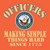 OFFICERS Making Simple Things Hard Since 1775 Navy T-Shirt