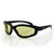 ARIZONA SUNGLASS WITH FOAM GLOSS BLACK FRAME YELLOW LENS-EZAZ001Y