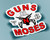 Guns N Moses Sticker Guns N Moses Sticker