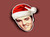 Elvis Presley Stickers - BOGO - 2 For The Price of 1!- Elvis Santa Hat