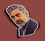 George Clooney Sticker