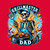 Grillmaster Dad, Skeleton Grilling T-Shirt
