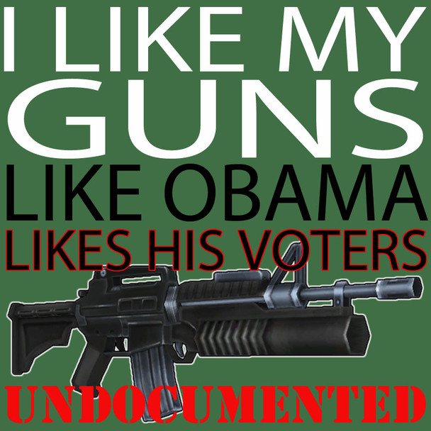 I like my guns like Obama likes his voters Shirt