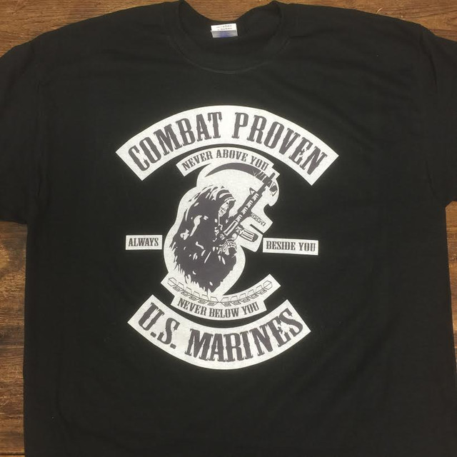 Combat Proven Us Marine Tshirt and motorcycle shirts