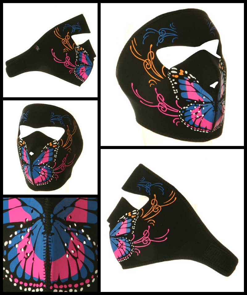 Butterfly Motorcycle Face Mask