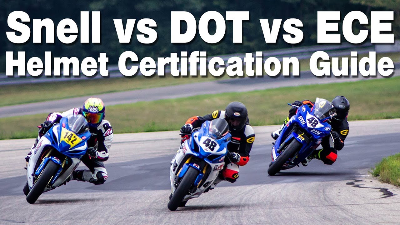 Understanding the Differences: DOT vs Snell Certified Motorcycle