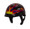 DOT Fire Flame Shorty Motorcycle Helmet