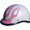 Pink Flame Motorcycle Helmet