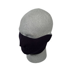 Half Black Neoprene Face Mask