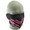 Half Pink/Black Flame Neoprene Face Mask