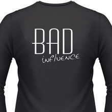 Bad Influence Biker T-Shirt and motorcycle shirts