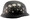 DOT German Skull Pile Motorcycle Helmet