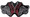 Red Sparkling Butterfly Rhinestone Helmet Patch
