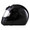 DOT Modular Full Face Black Snowmobile Helmet