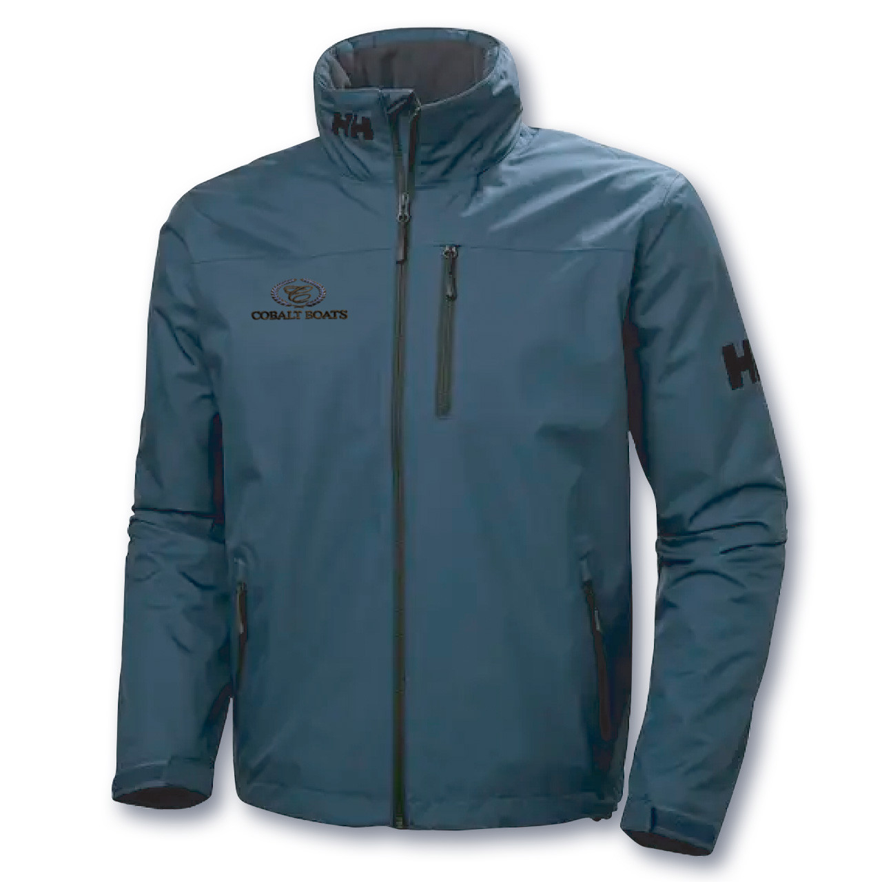 A473 Helly Hansen Crew Hooded Midlayer Jacket - Cobalt