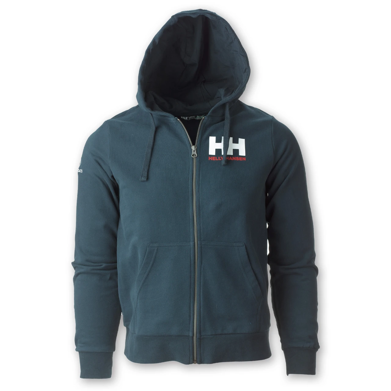 HH W Logo Full Zip Hoodie - Cobalt Sportswear