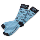 Cobalt Dress Socks Columbia Blue