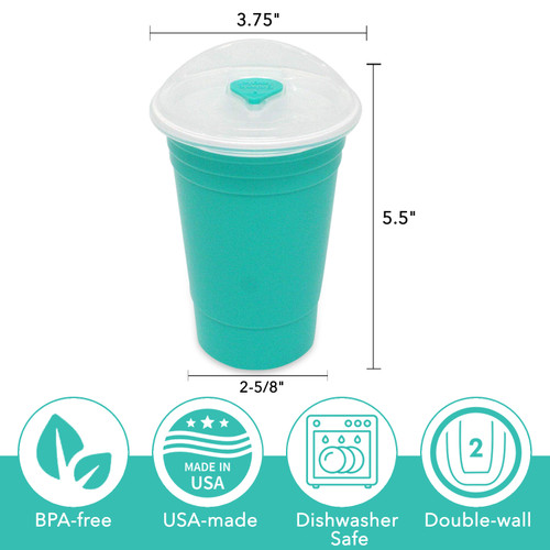THE PARTY CUP® - 16 oz. Double Wall Insulated Party Plastic Cup