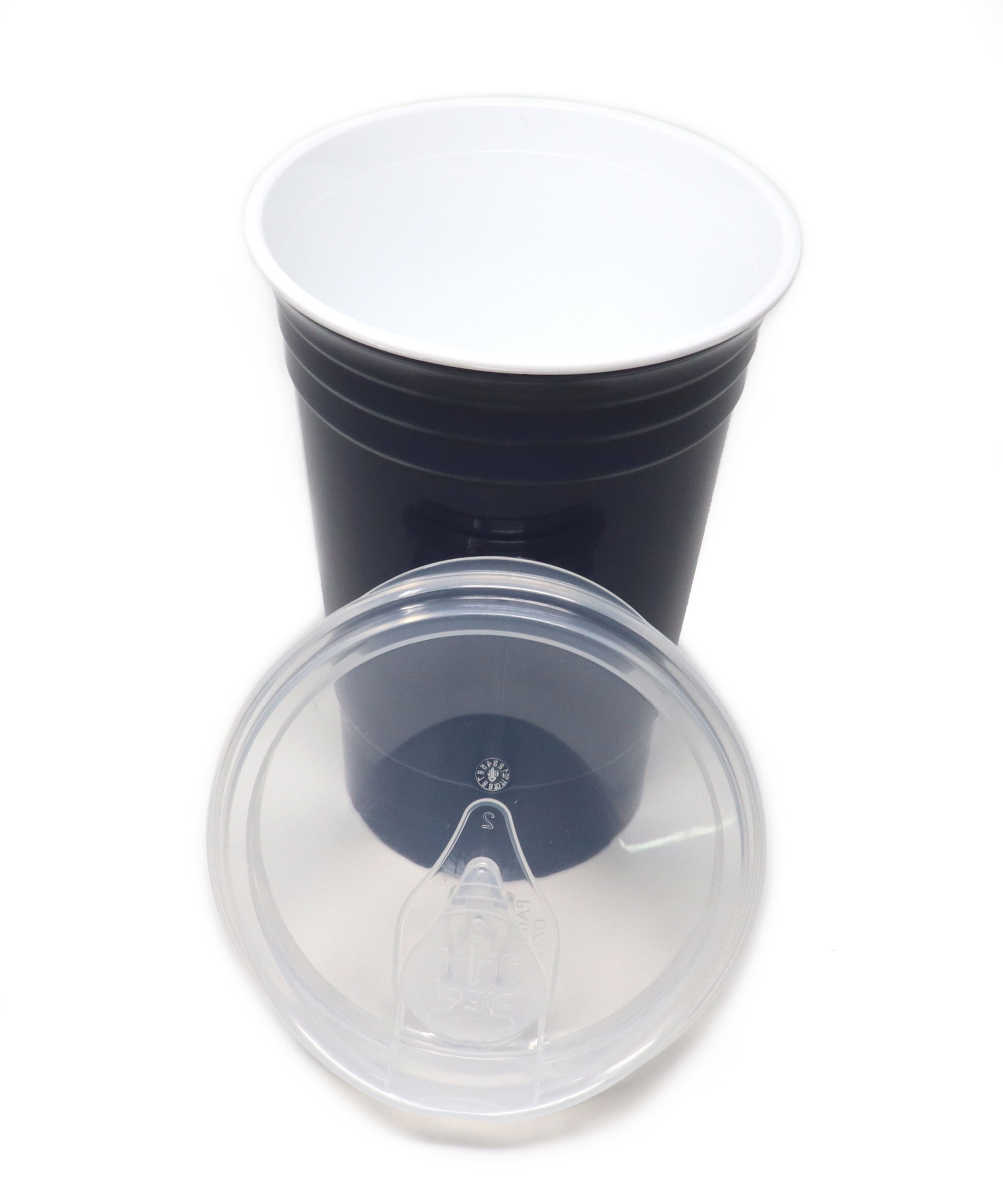 Rolling Sands 12oz Reusable Plastic Kids Cups Red (Set of 18, Made in USA,  No BPA) Dishwasher Safe