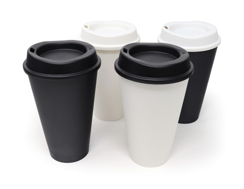 Extra Lid for 12oz Reusable Travel Coffee Cup Black 12 oz Lid Only