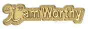 "i" am Worthy Lapel Pin