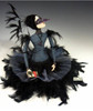 "The Raven"  Cloth Art Doll Making E-class Pattern  (PDF Download) by Cindee Moyer