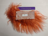 Tibetan Lamb for Doll Hair - Fire Orange - 6" by 2.25" -  2nds  Sale - 25% Off