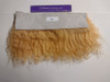 Tibetan Lamb for Doll Hair - Medium Blonde - 10" by 2.5" -  2nds  Sale - 25% Off