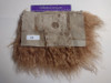 Tibetan Lamb for Doll Hair - Golden Brown - 8.75" by 5" - 2nds Sale - 25% Off - #38