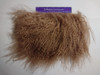 Tibetan Lamb for Doll Hair - Golden Brown - 8.75" by 5"  - #38