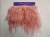 Tibetan Lamb for Doll Hair - Pink - 6" by 3.75" - 2nds Sale - 25% Off - #97