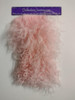 Tibetan Lamb for Doll Hair - Pink - 2.75" by 6" - 2nds Sale - 25% Off - #103