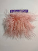 Tibetan Lamb for Doll Hair - Pink - 6" by 4.5" - 2nds Sale - 25% Off - #106