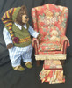 Winston and His Arm Chair,  16" Bear Cloth Doll Sewing Pattern (Printed and Mailed) by Suzette Rugolo